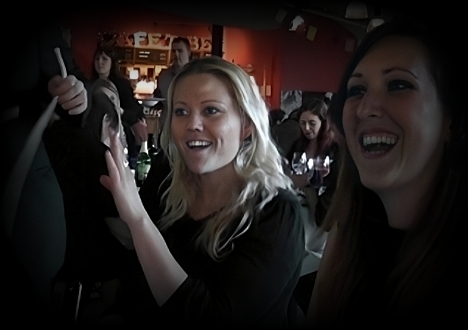 russ wowing guests with his magic